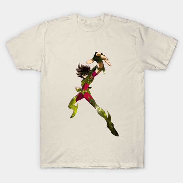 Pegasus Seiya T-Shirt by RickBitten